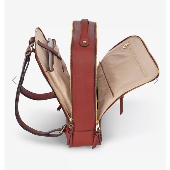 Kaya 15 inch Laptop Backpack in Red - Picture 10 of 10